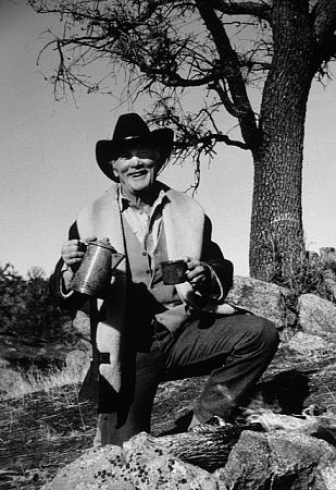 Jack Palance on his ranch, 1995. Modern silver gelatin, 14x11,signed $600 © 1995 Ken Whitmore MPTV