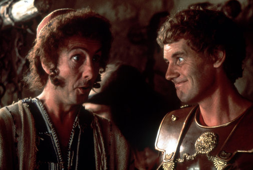 Still of Eric Idle and Michael Palin in Life of Brian (1979)