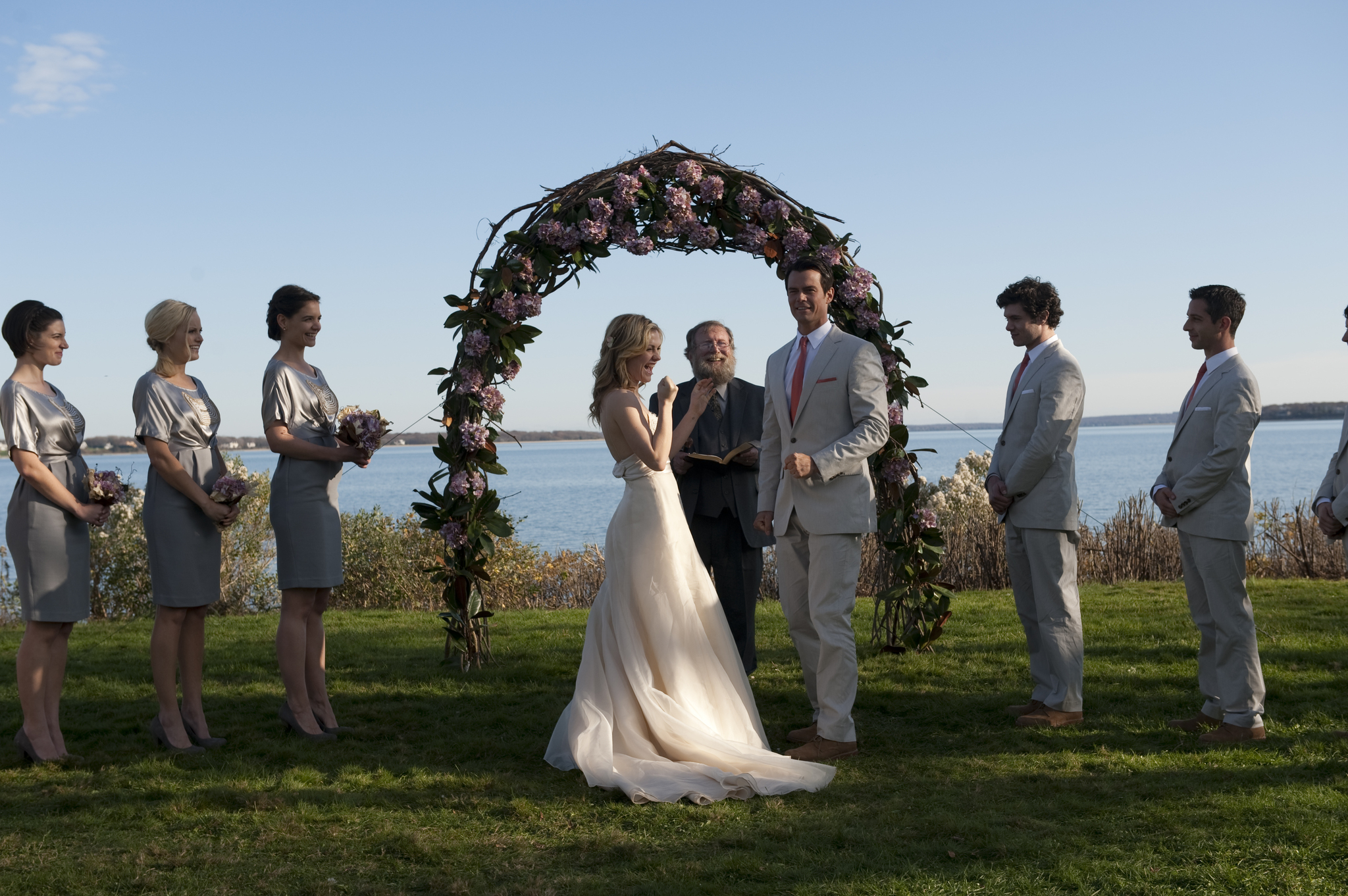 Still of Anna Paquin, Katie Holmes, Malin Akerman and Josh Duhamel in The Romantics (2010)