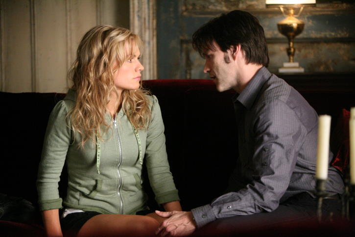 Still of Anna Paquin and Stephen Moyer in Tikras kraujas (2008)