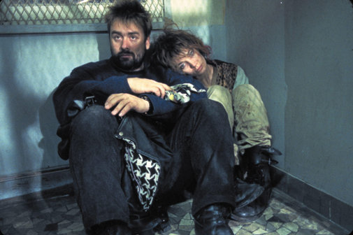 Still of Luc Besson and Anne Parillaud in Nikita (1990)