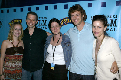 Jon Cryer, Amanda Peet, Jason Blum, Alexandra Shiva and Nicole Doring at event of Stagedoor (2006)