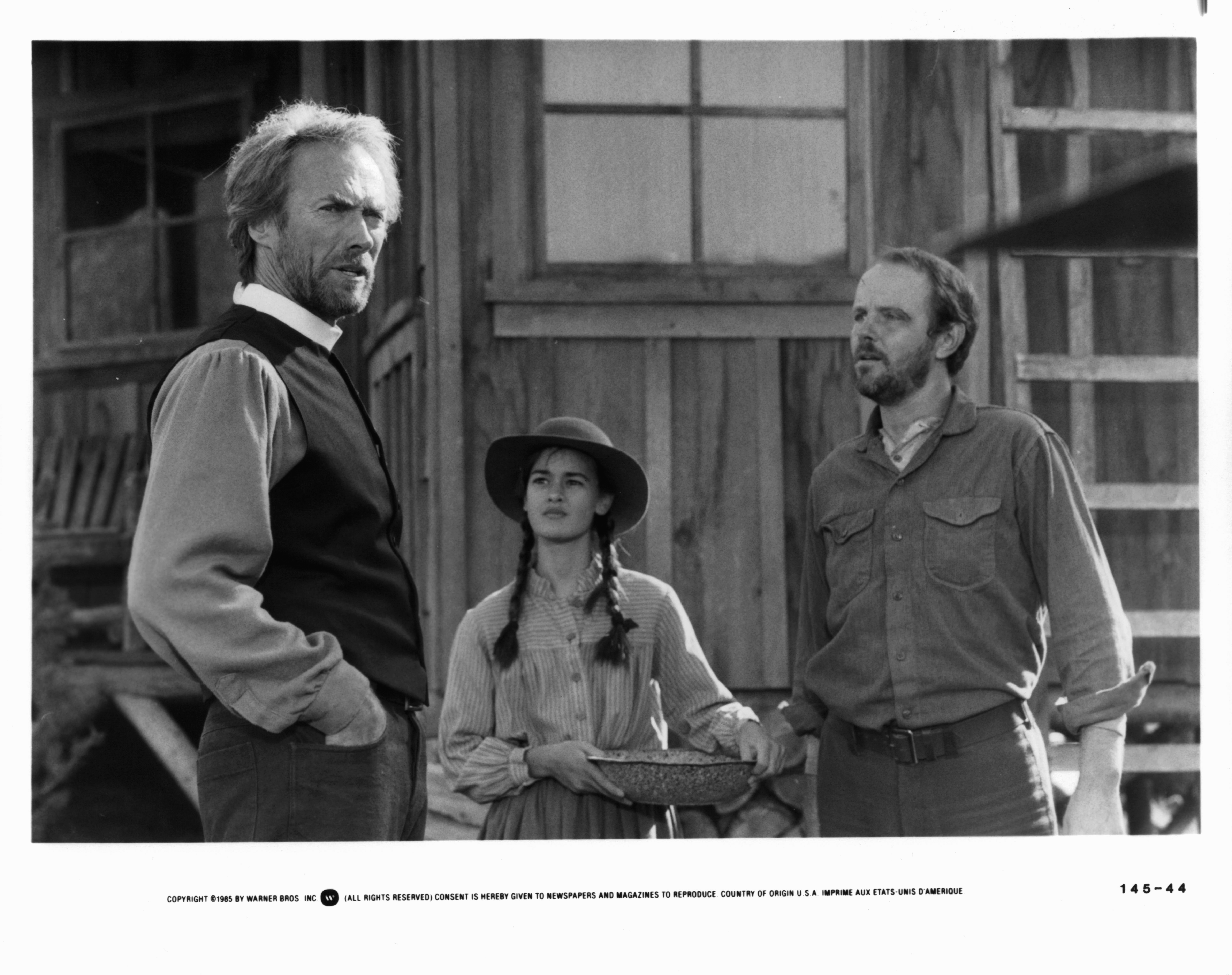 Still of Clint Eastwood, Sydney Penny and Michael Moriarty in Pale Rider (1985)