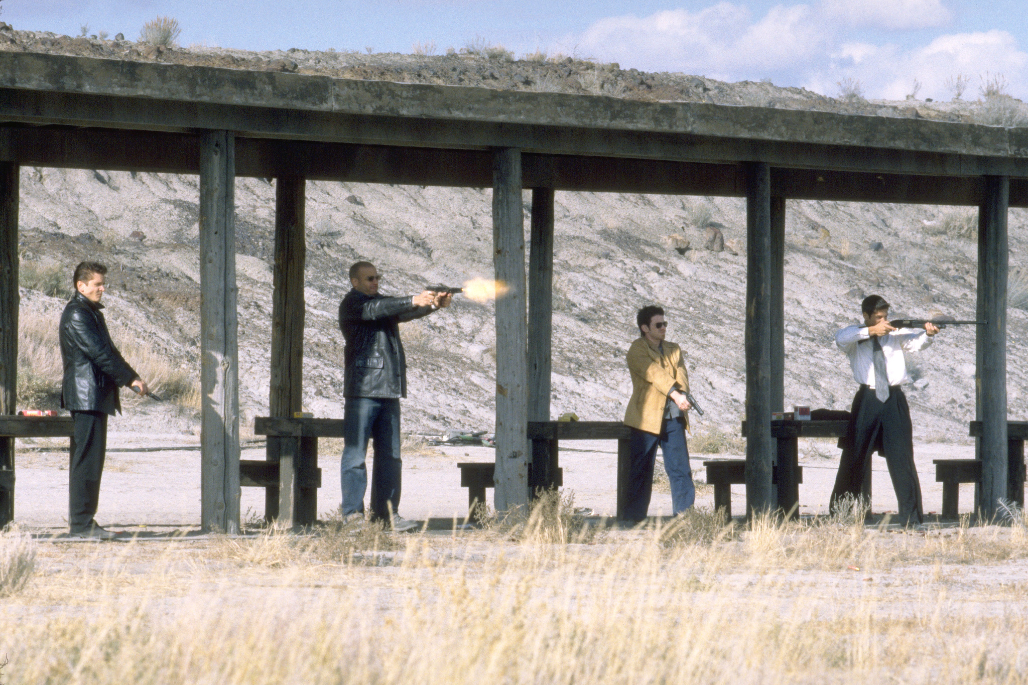 Still of Seth Green, Barry Pepper, Vin Diesel and Andy Davoli in Knockaround Guys (2001)