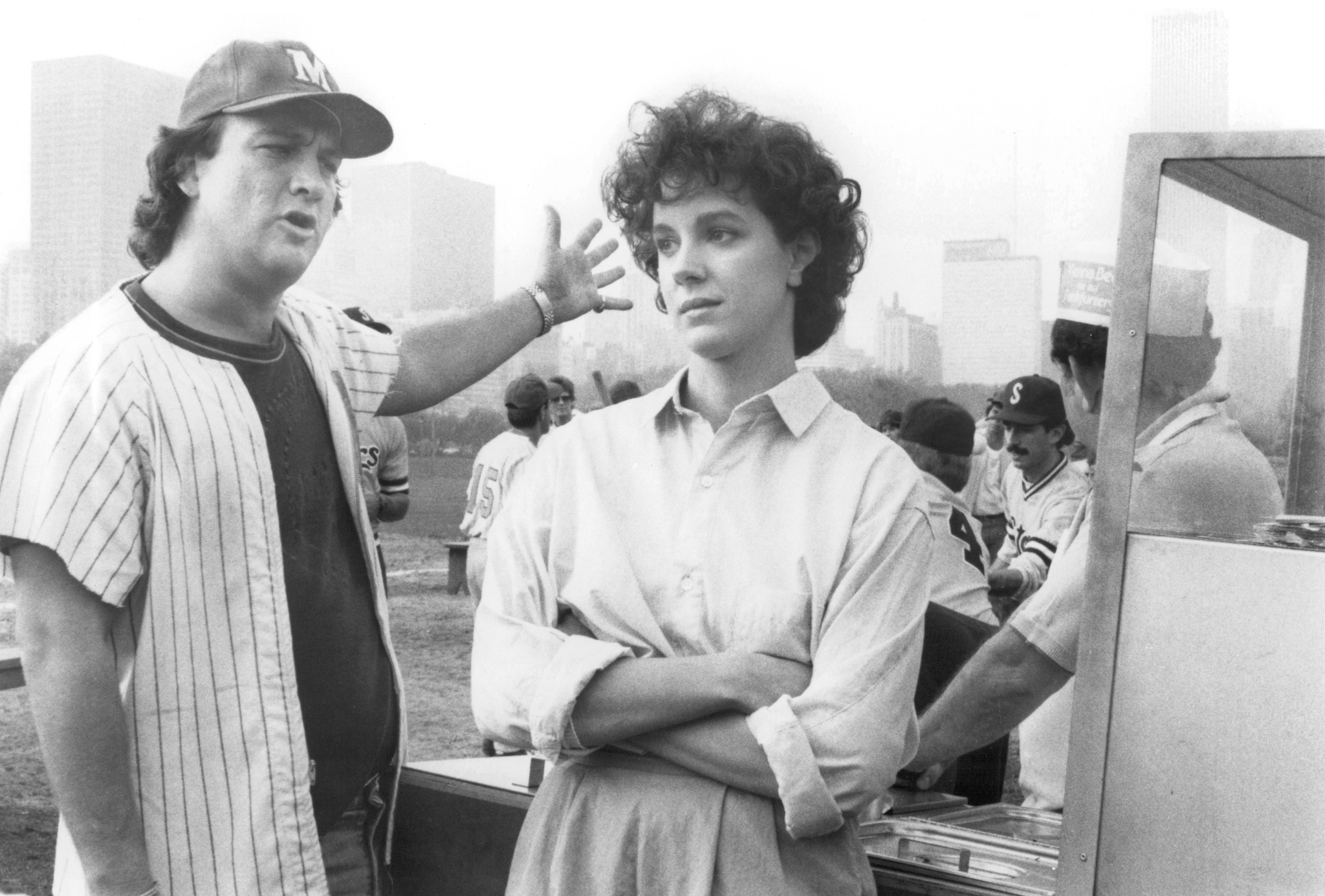 Still of James Belushi and Elizabeth Perkins in About Last Night... (1986)