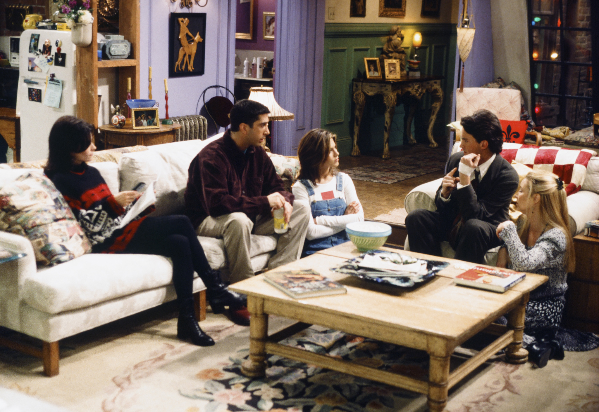 Jennifer Aniston, Courteney Cox, Lisa Kudrow, Matthew Perry and David Schwimmer