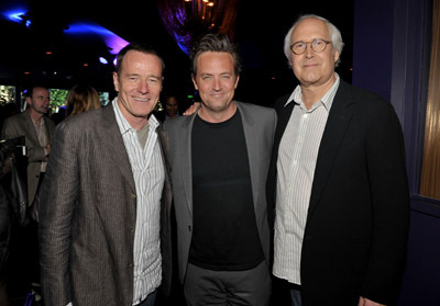 Chevy Chase, Matthew Perry and Bryan Cranston