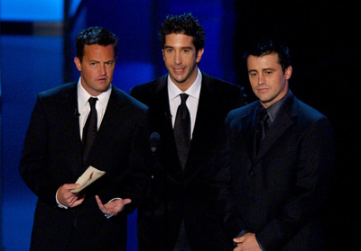 Matt LeBlanc, Matthew Perry and David Schwimmer