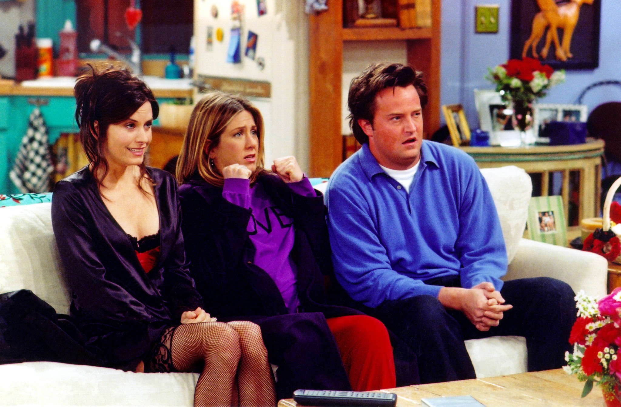 Jennifer Aniston, Courteney Cox and Matthew Perry