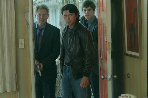 Still of Harrison Ford, Josh Hartnett and Lou Diamond Phillips in Hollywood Homicide (2003)