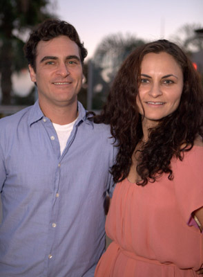 Joaquin Phoenix and Rain Phoenix