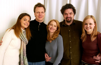 Oliver Platt, Katie Holmes, Patricia Clarkson, Peter Hedges and Alison Pill at event of Pieces of April (2003)