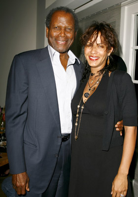 Sidney Poitier and Nicole Ari Parker