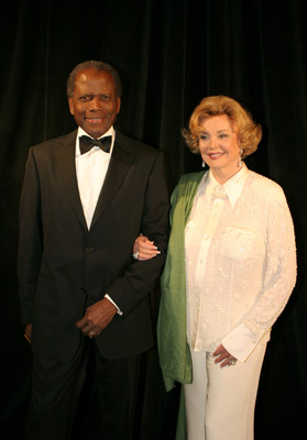 Sidney Poitier and Barbara Marx
