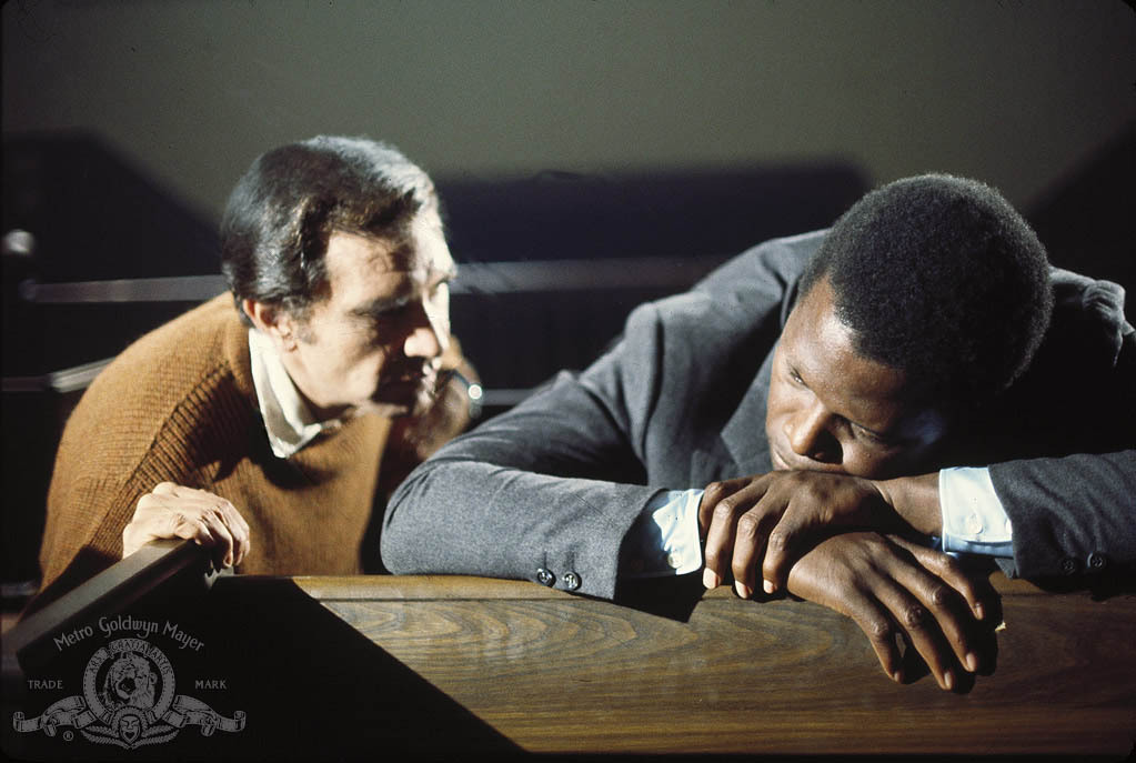 Still of Martin Landau and Sidney Poitier in They Call Me Mister Tibbs! (1970)