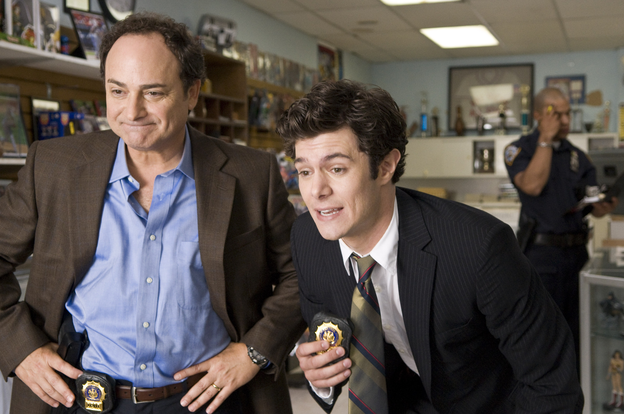 Still of Kevin Pollak and Adam Brody in Tik nekvieskite faru! (2010)