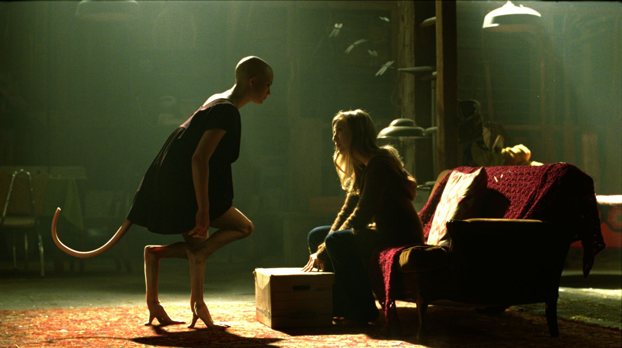 Still of Sarah Polley and Delphine Chanéac in Splice (2009)