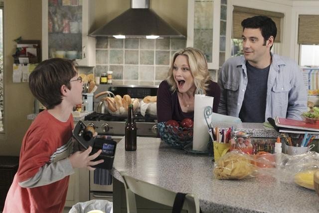 Still of Teri Polo, Jake Johnson and Mather Zickel in Man Up (2011)