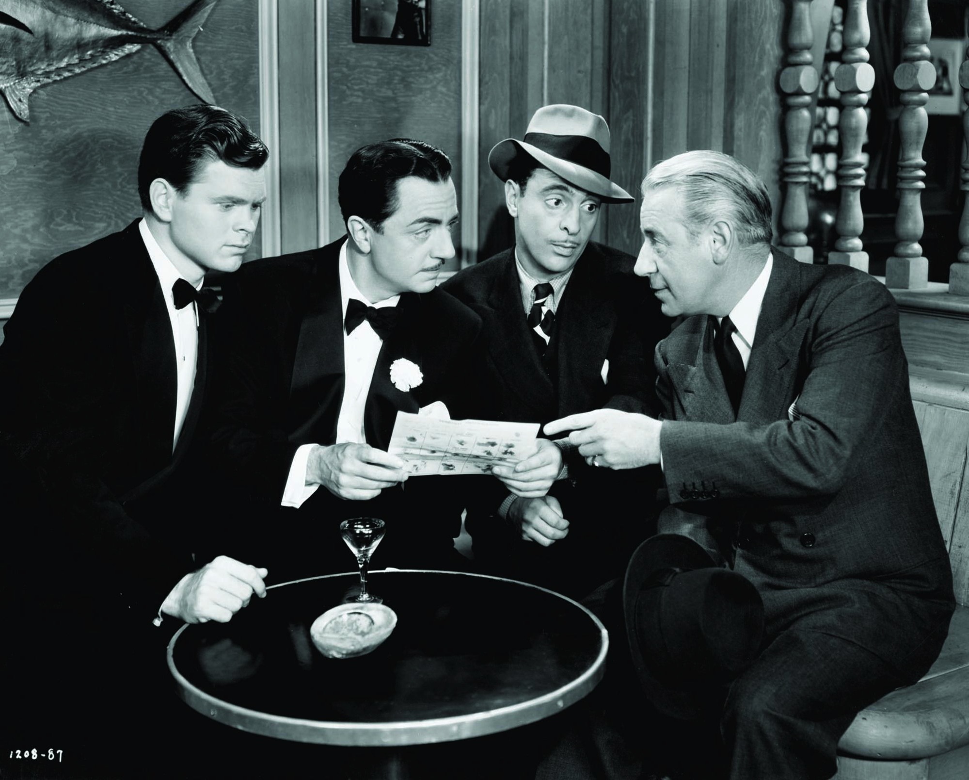 Still of William Powell, Sam Levene and Barry Nelson in Shadow of the Thin Man (1941)