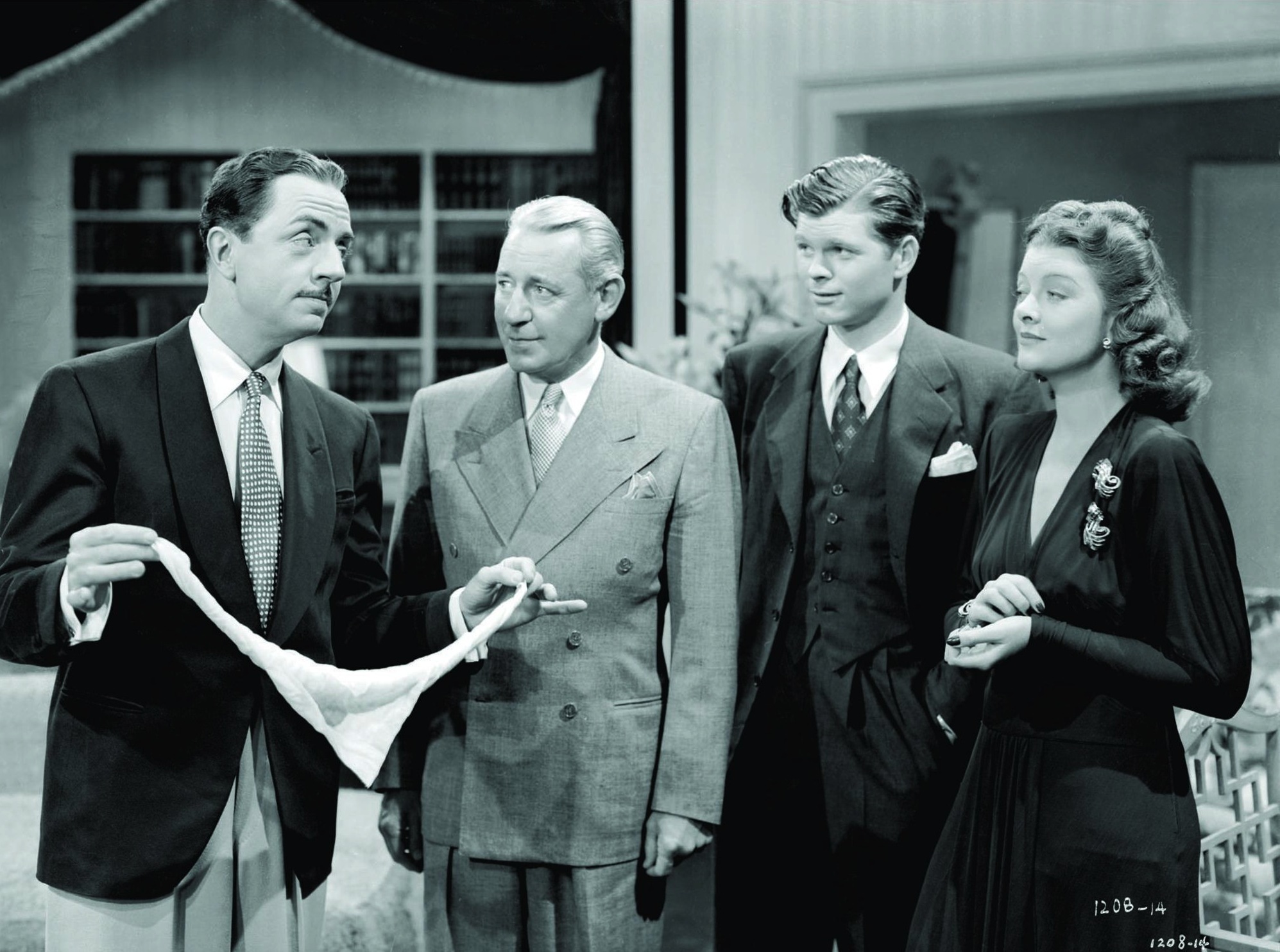 Still of Myrna Loy, William Powell and Barry Nelson in Shadow of the Thin Man (1941)