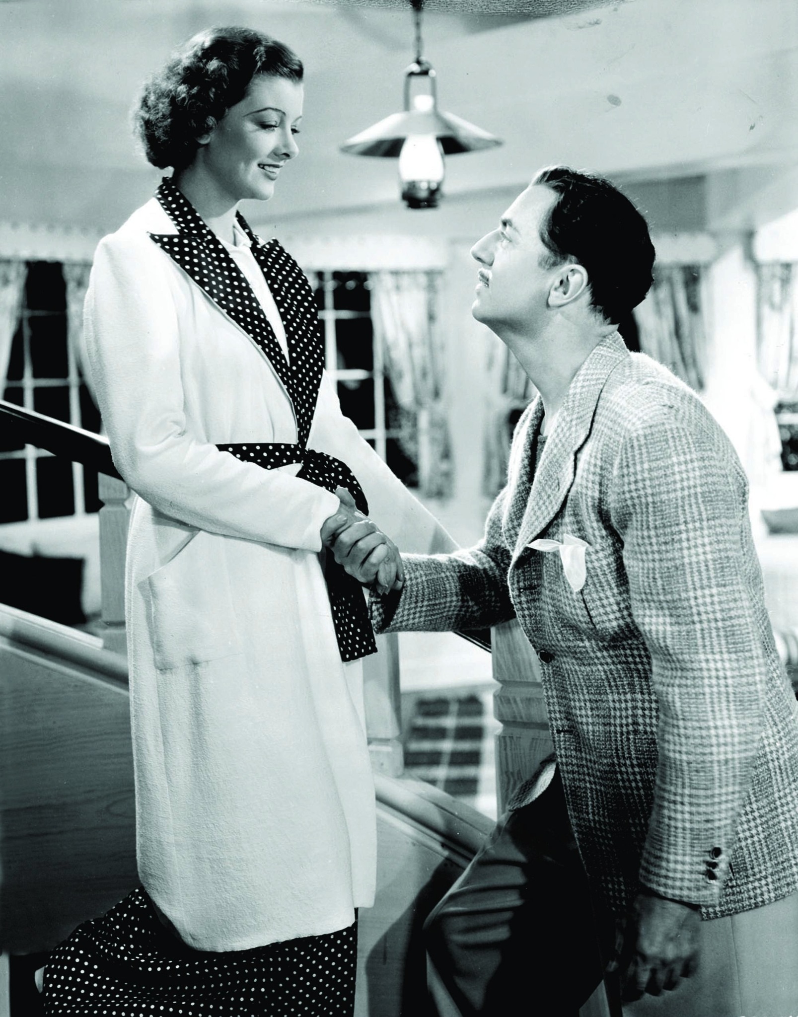 Still of Myrna Loy and William Powell in Libeled Lady (1936)