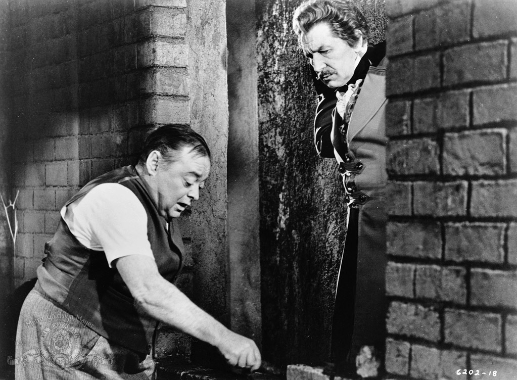Still of Peter Lorre and Vincent Price in Tales of Terror (1962)