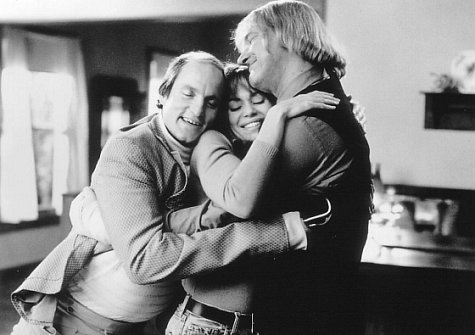 Still of Woody Harrelson, Randy Quaid and Vanessa Angel in Kingpin (1996)