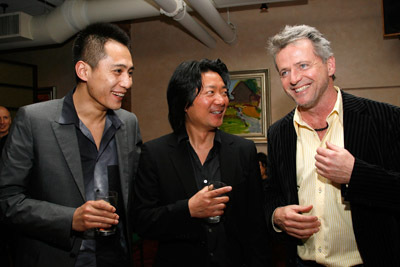 Aidan Quinn, Ye Liu and Shi-Zheng Chen at event of Dark Matter (2007)