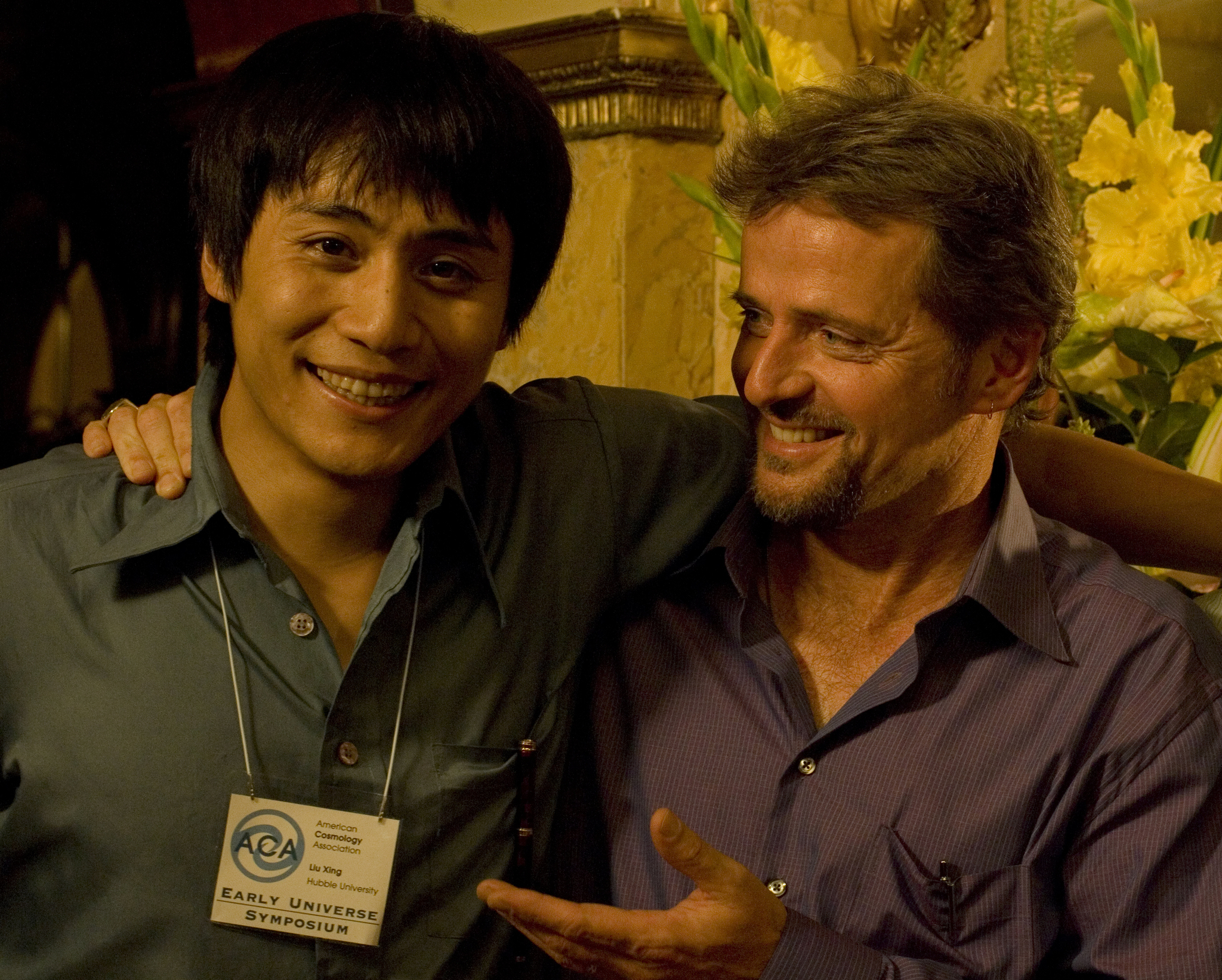 Still of Aidan Quinn and Ye Liu in Dark Matter (2007)