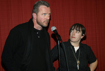 Aidan Quinn and Aisling Walsh at event of Song for a Raggy Boy (2003)