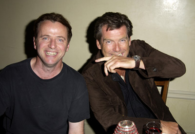 Pierce Brosnan and Aidan Quinn at event of White Oleander (2002)