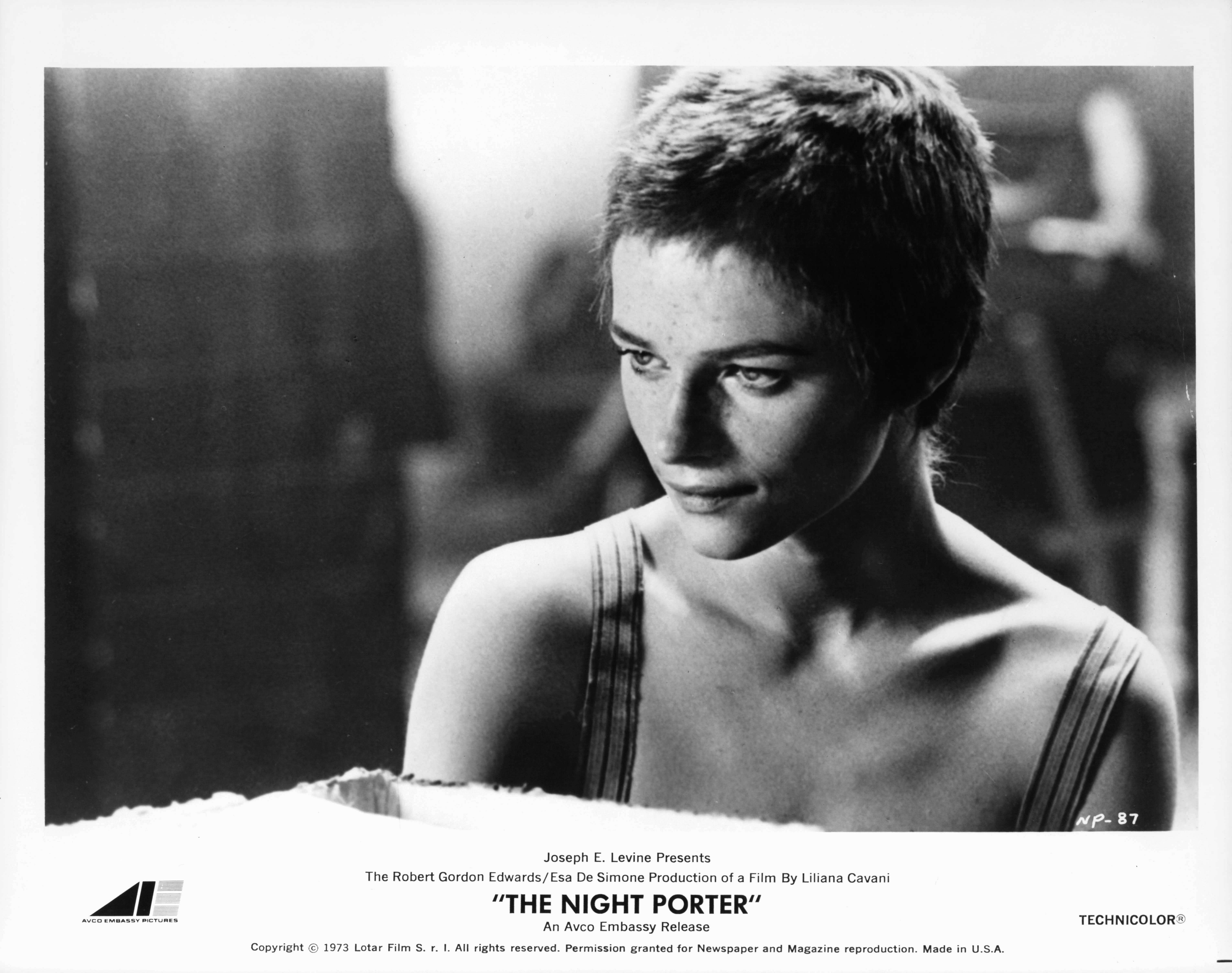 Still of Charlotte Rampling in Il portiere di notte (1974)