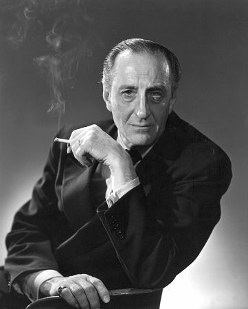 Basil Rathbone, c. 1960.