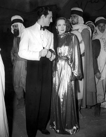 Marlene Dietrich, Basil Rathbone, GARDEN OF ALLAH, THE, United Artists, 1936, **I.V.