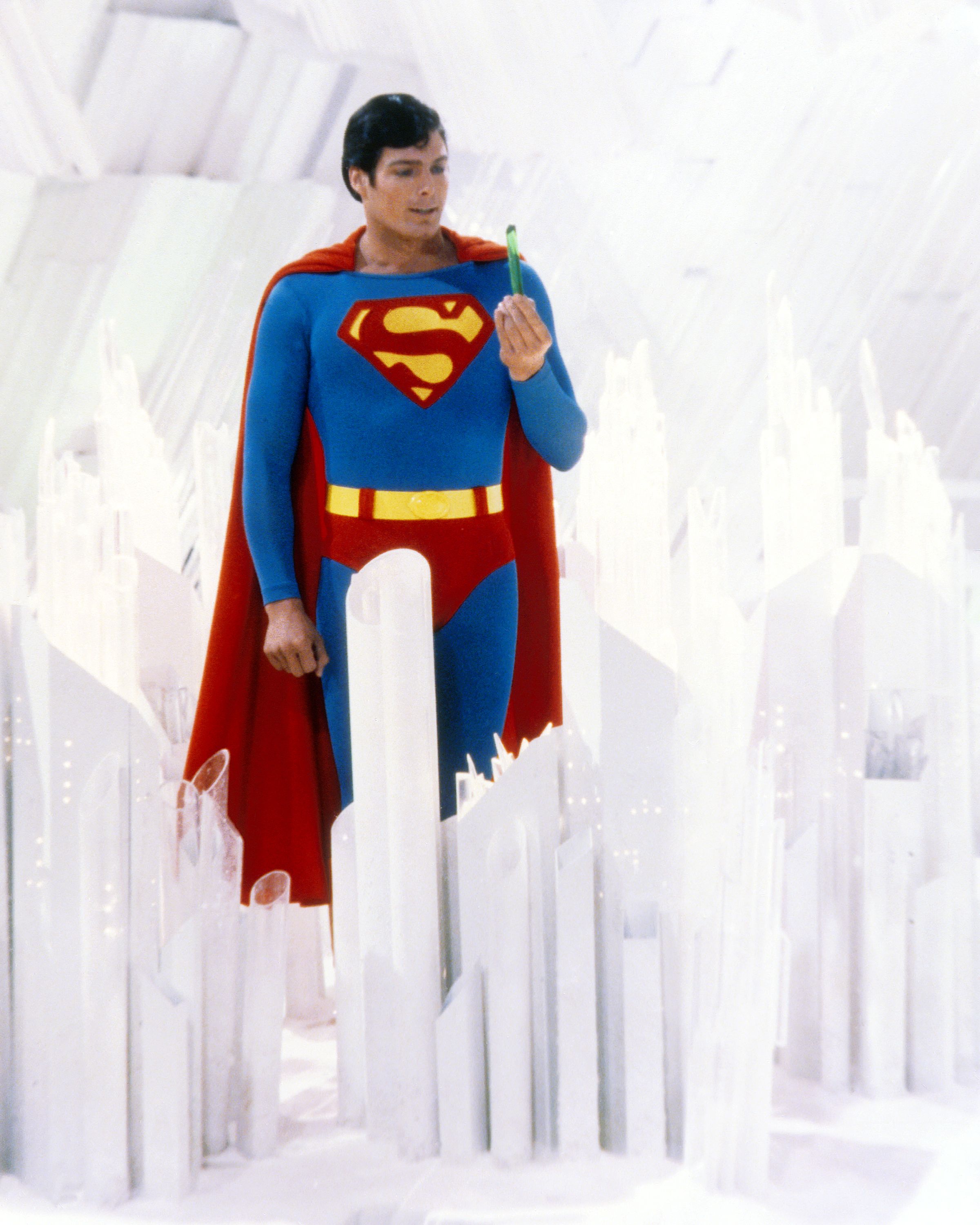 Still of Richard Donner and Christopher Reeve in Superman (1978)