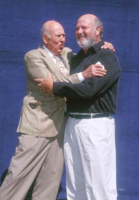 Rob Reiner and Carl Reiner