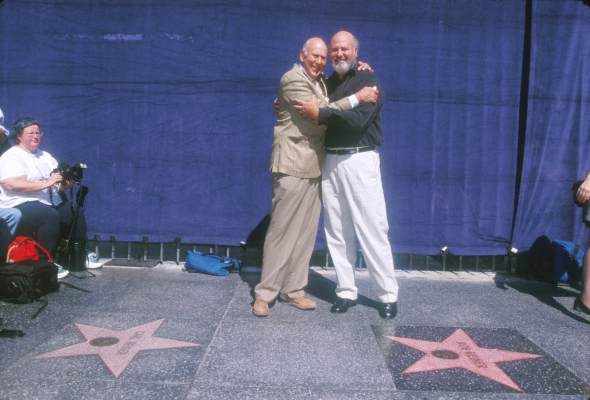 Rob Reiner and Carl Reiner