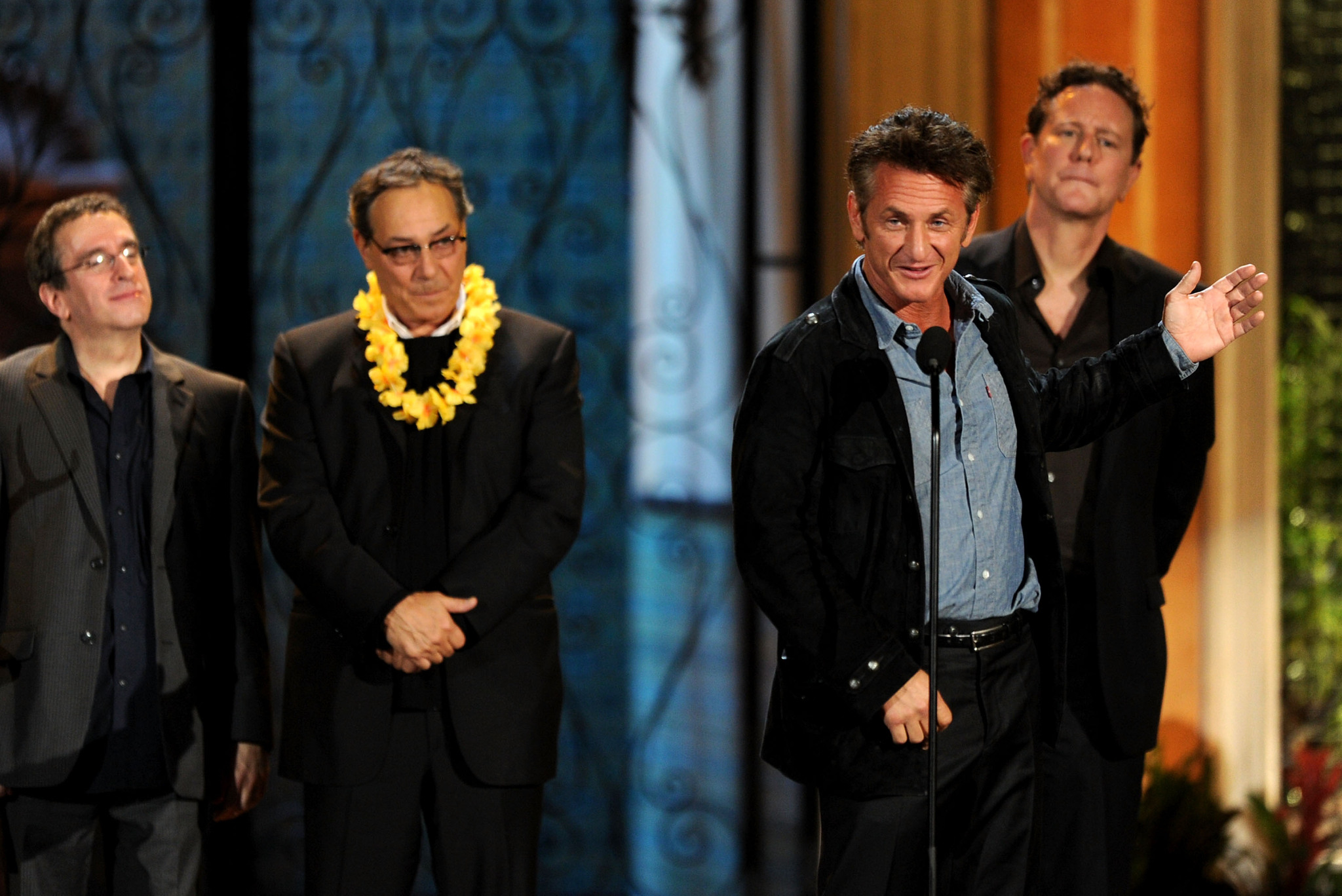 Sean Penn, Judge Reinhold and Brian Backer