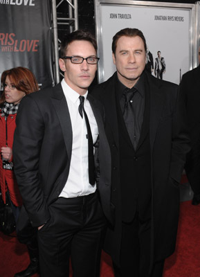 John Travolta and Jonathan Rhys Meyers at event of From Paris with Love (2010)