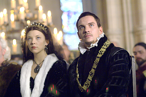 Still of Jonathan Rhys Meyers and Natalie Dormer in The Tudors (2007)