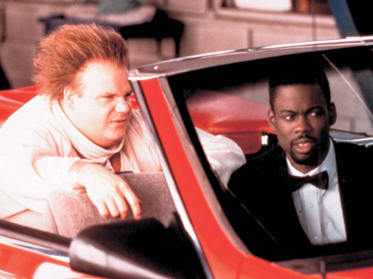 Still of Chris Farley and Chris Rock in Beverly Hills Ninja (1997)