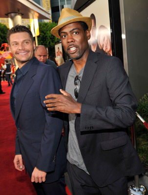 Chris Rock and Ryan Seacrest at event of Funny People (2009)