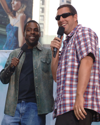 Adam Sandler and Chris Rock at event of Total Request Live (1999)
