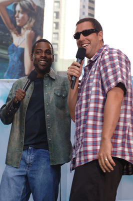 Adam Sandler and Chris Rock at event of Total Request Live (1999)