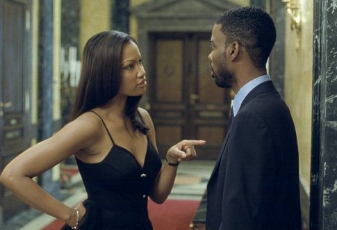 Still of Chris Rock and Garcelle Beauvais in Bad Company (2002)