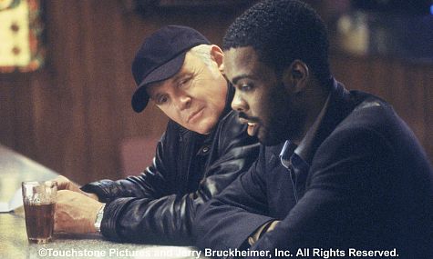 Still of Anthony Hopkins and Chris Rock in Bad Company (2002)