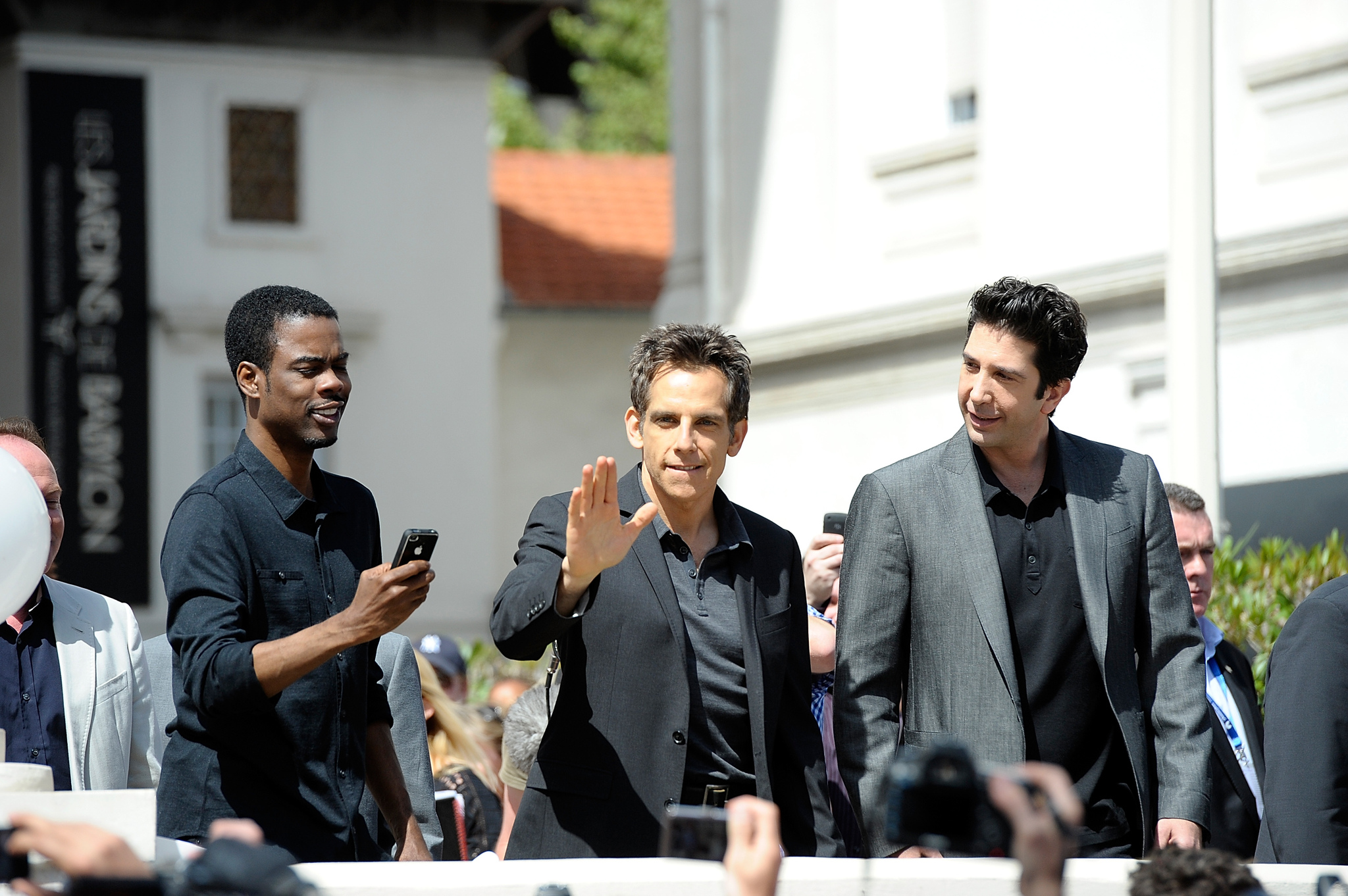 Chris Rock, David Schwimmer and Ben Stiller