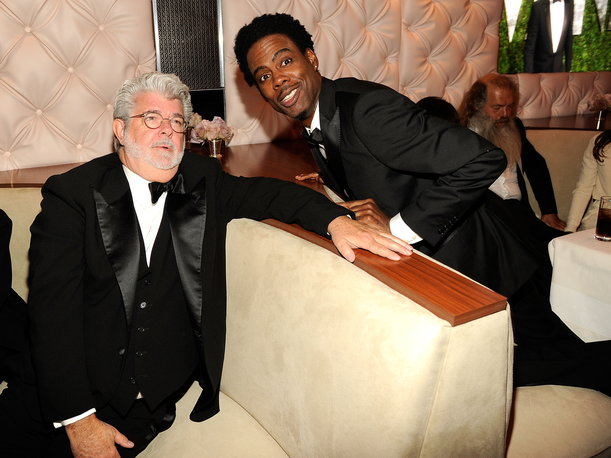 George Lucas and Chris Rock