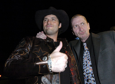 Robert Rodriguez and Frank Miller at event of Nuodemiu miestas (2005)