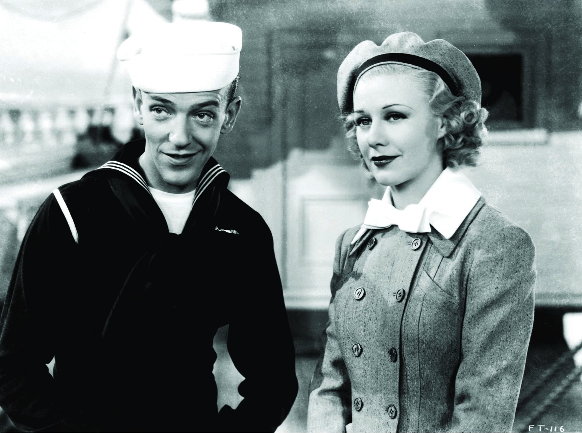 Still of Fred Astaire and Ginger Rogers in Follow the Fleet (1936)